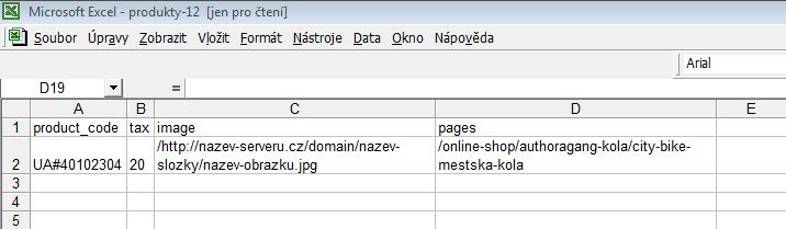 excel import obrázků
